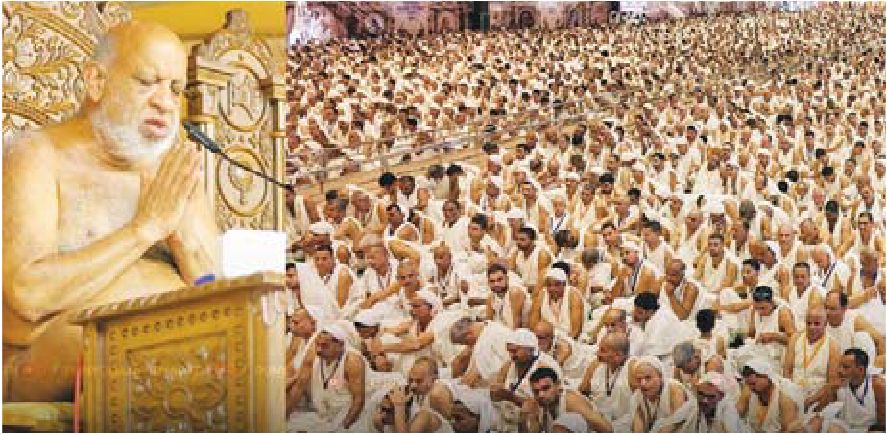 10 हजार श्रावकों की मौजूदगी में राष्ट्रसंत ने समझाया विनम्रता का महत्व