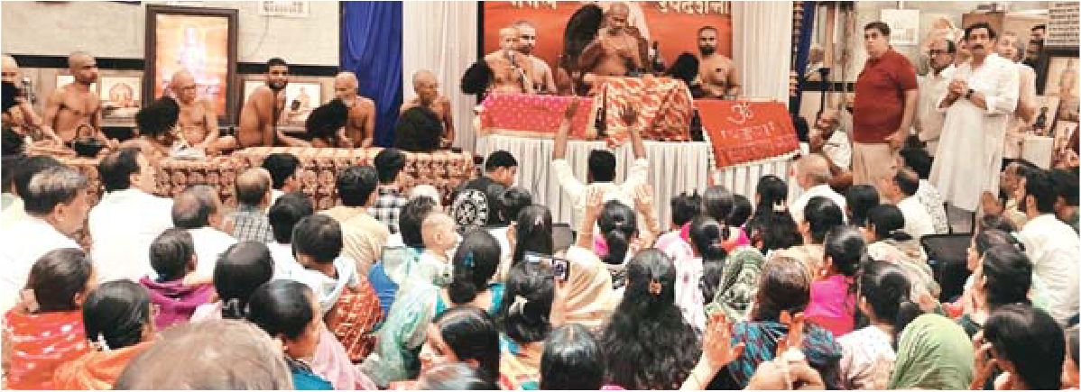 आचार्य की हुई बीसपंथी मंदिर में अगवानी