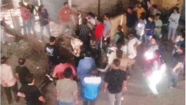 आधी रात को हुई मारपीट में युवती भी शिकार