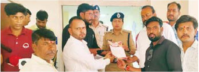आपत्तिजनक गीत पर सेन समाज ने दिया ज्ञापन