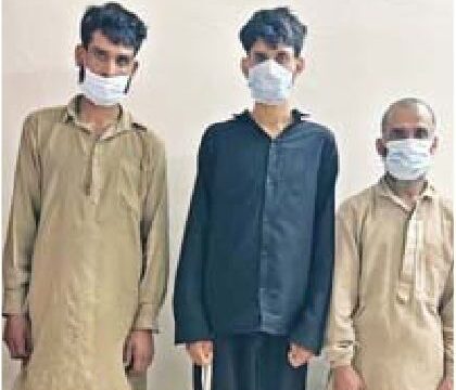 आतंकियों के तीन मददगार गिरफ्तार