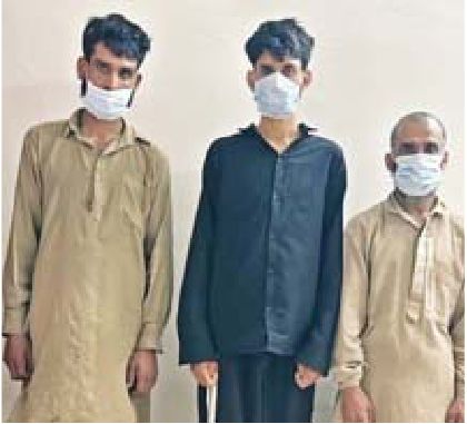 आतंकियों के तीन मददगार गिरफ्तार