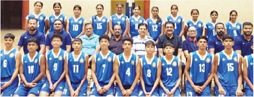 आयाती और गर्व को मध्य प्रदेश सबजूनियर बास्केटबॉल टीम की कप्तानी
