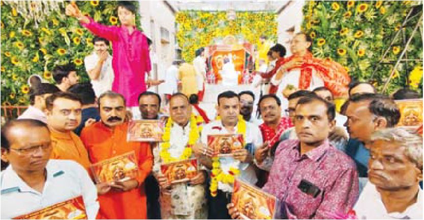 आयोजन का न्योता गणेशजी एवं महालक्ष्मी को