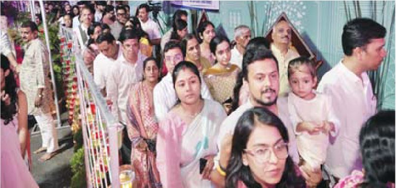 बधावणा यात्रा में मौजूद रहे श्वेतांबर जैन समाजजन