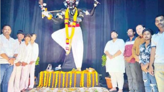 बप्पा के भगवान जगन्नाथ स्वरूप में दर्शन