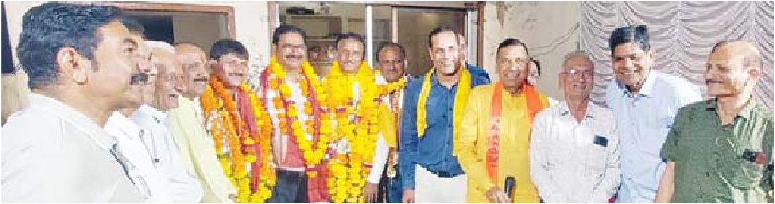 भाजपा ने कार्यसमिति में लिया तो मेढ़तवाल समाज ने किया सम्मान