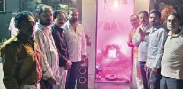 कांग्रेस नेता रहे भैरव बाबा की आरती और प्रसादी में मौजूद