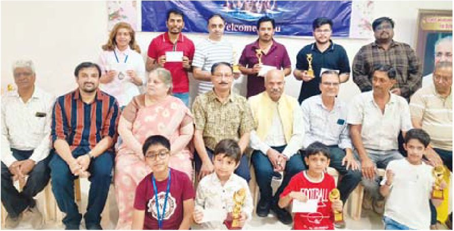 इनामी ब्लिट्ज शतरंज स्पर्धा में प्रकाश यादव शीर्ष पर रहे
