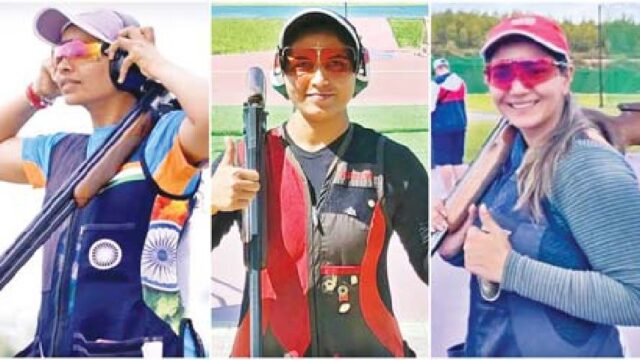 भारत ने शूटिंग के ट्रैप इवेंट में जीती चांदी