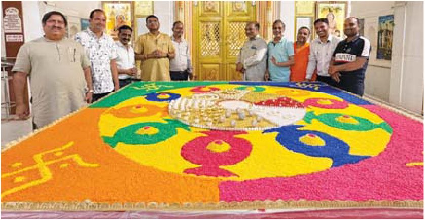 जबरी बाग नसिया में मंडल रचना