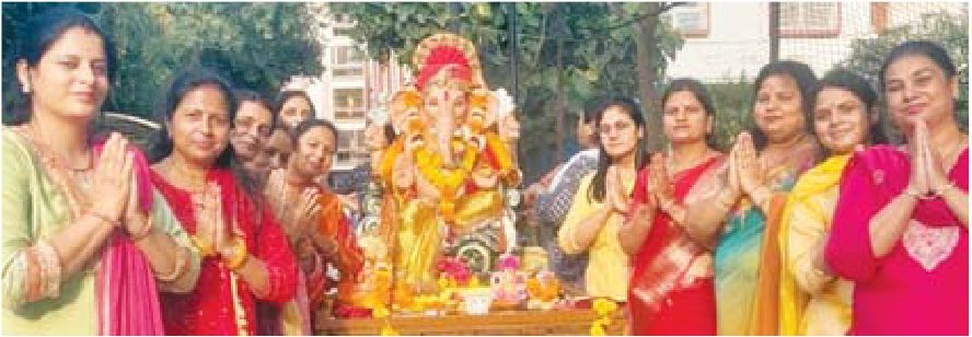 जलकुंड में गणेश विसर्जन