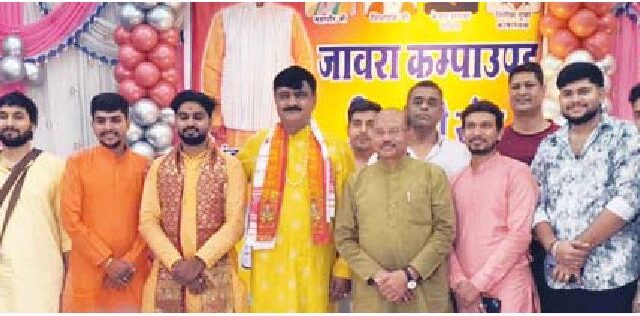 जावरा कम्पाउण्ड के रहवासियों ने की बप्पा के लिए भजन संध्या
