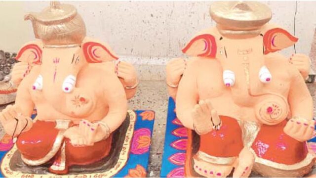 कई घरों में भी विराजते हैं राजवाड़ा वाले गणेश जी