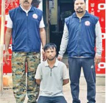 कंजर मोहल्ला मैदान से पकड़ाया ड्रग्स का आरोपी