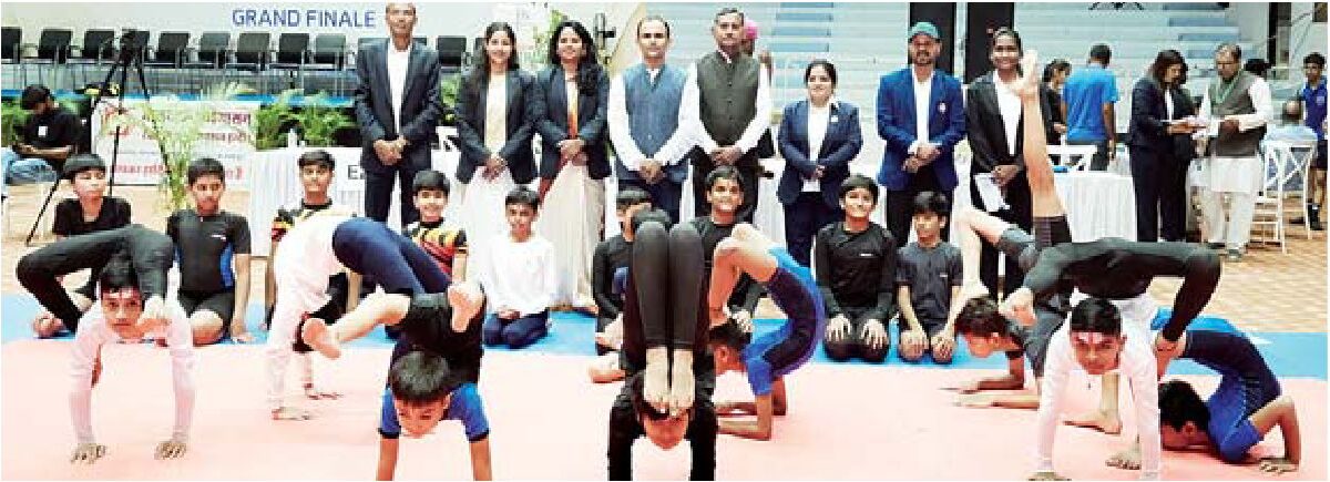 ‘लक्ष्य मंथन’ योगासन प्रतियोगिता का फायनल