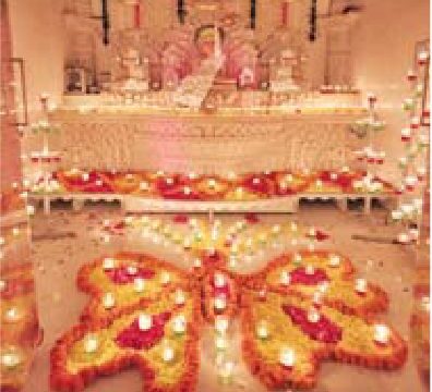 मनमोहन मंदिर में आज सुबह सामूहिक क्षमायाचना, कल शाम हुआ दीपोत्सव