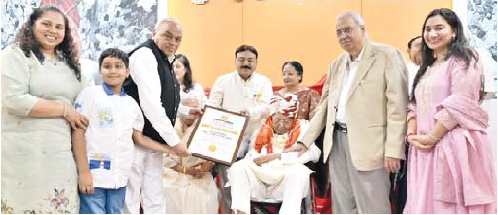 पद्मश्री डॉ. नेमनाथ जैन सम्मानित