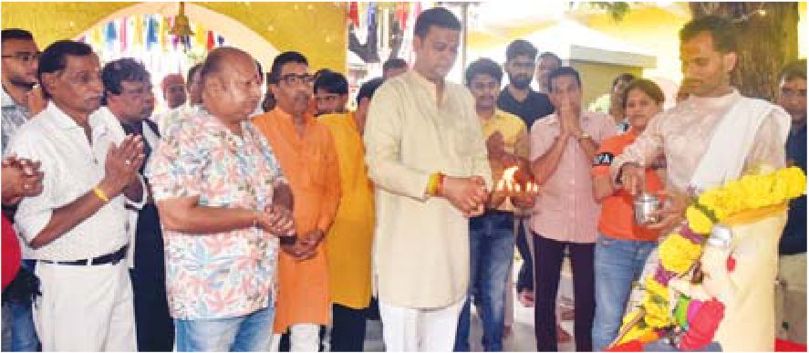 प्रेस क्लब में विराजे बप्पा