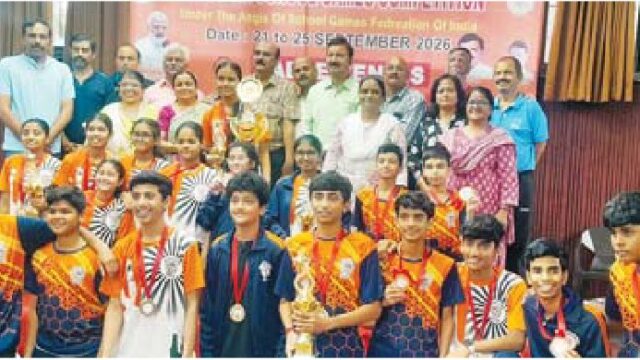 राज्य स्तरीय शालैय टेबल टेनिस प्रतियोगिता मे इंदौर संभाग का दबदबा