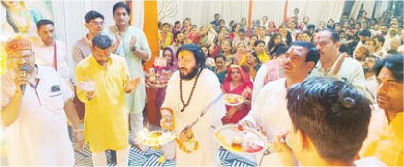 सालासर बालाजी स्वरूप में सजे गणेश