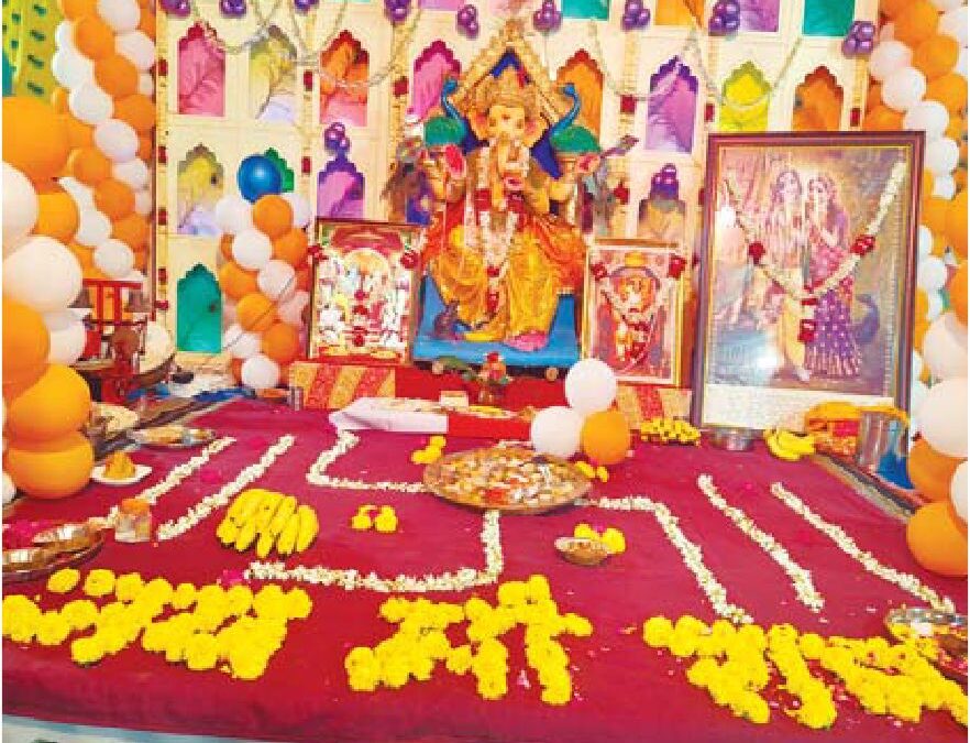 शंकर नगर में बप्पा के जयकारे