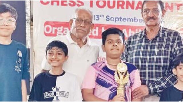 शतरंज स्पर्धा में 110 खिलाड़ियों ने शिरकत की