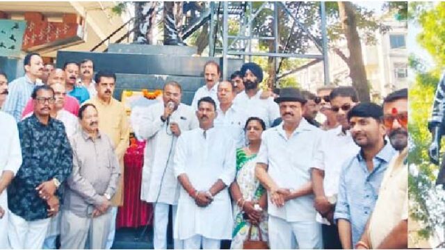 सिंधिया की पुण्यतिथि पर माल्यार्पण