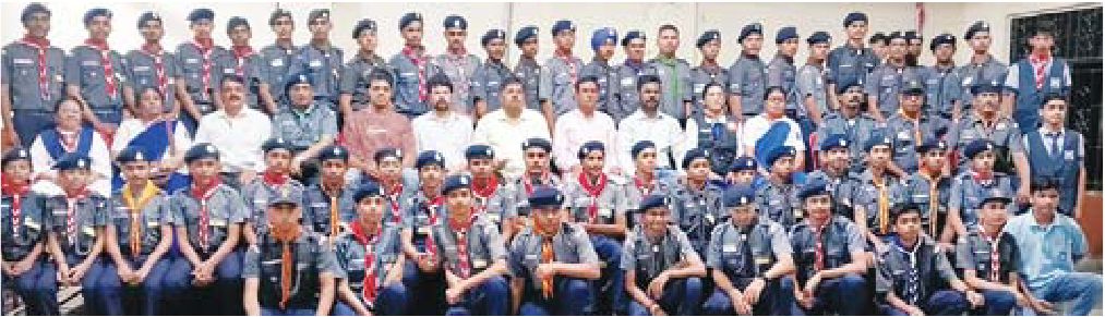 स्काउट गाइड और गाइडर ने दी सेवा