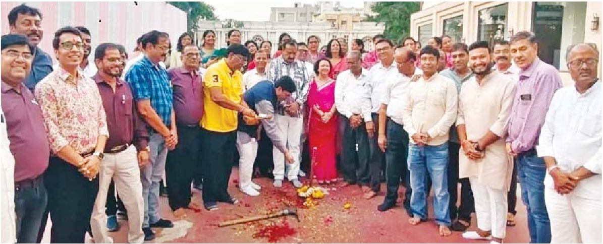 वैश्य परिचय सम्मेलन के लिए भूमिपूजन