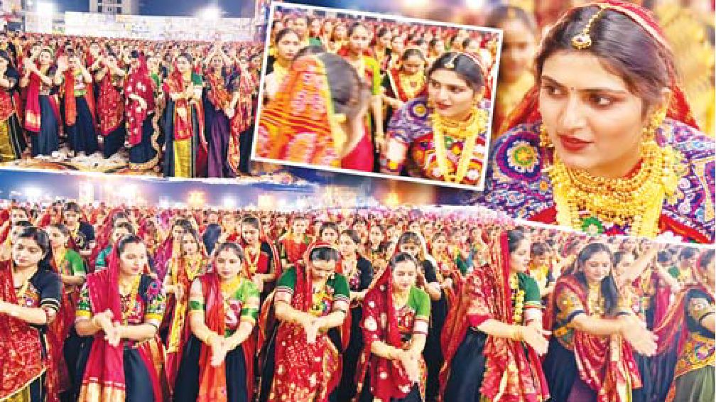 1300 करोड़ का सोना पहनकर गरबा