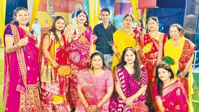 सिल्वर स्प्रिंग्स में हो रही है माता भक्ति