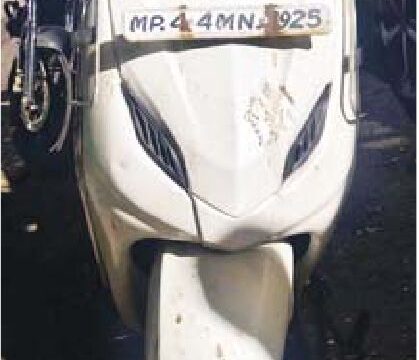 चेकिंग के दौरान पकड़ाया चोरी का वाहन, आरोपी धराया