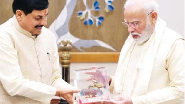 मुख्यमंत्री ने की प्रधानमंत्री से भेंट