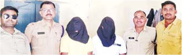 देपालपुर में किसान के साथ लूट करने वाले दो लुटेरे धराए