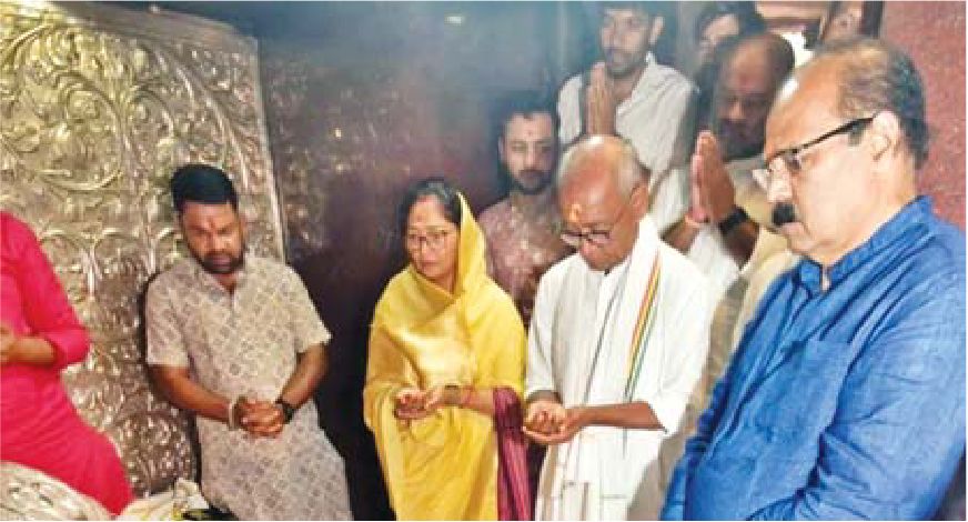 दिग्विजय ने उज्जैन से शुरू की सत्य सनातन यात्रा