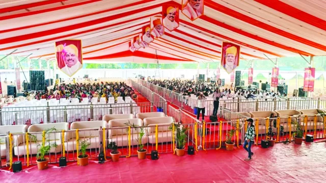 मुख्यमंत्री करेंगे शस्त्र पूजन, तैयारी पूरी