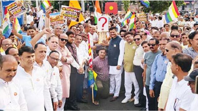 जैन समाजजनों ने चोरी के खिलाफ किया प्रदर्शन