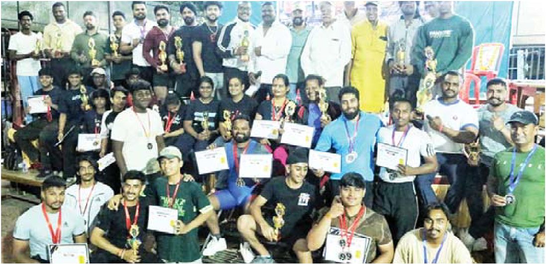 कैलाश सुरागे, यश हार्डिया, स्वामी पाल एवं रवि यादव बने इंदौर डिवीजन स्ट्रांगमन