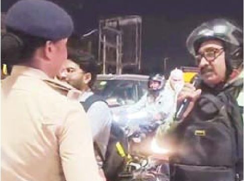कैमरों से बचने वाले जुगाड़बाजियों पर थाना प्रभारी की नजर