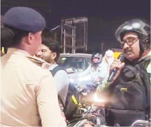 कैमरों से बचने वाले जुगाड़बाजियों पर थाना प्रभारी की नजर