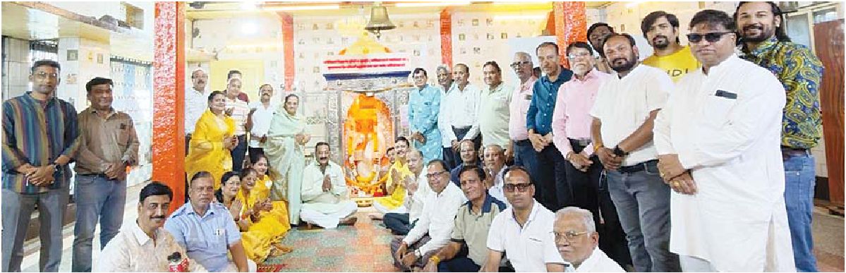 माहेश्वरी कुटुम्ब ने गणेश मंदिरों में पहुंचकर दिया महारास