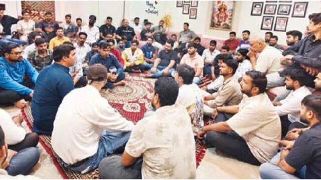 माँ अन्नपूर्णा चुनरी अर्पण के लिए बैठक