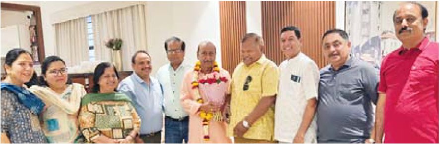 मंगल मूर्ति रहवासी संघ ने की बैठक