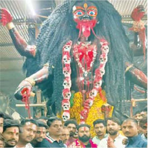 माता महाकाली की प्रतिमा पहुंची उज्जैन