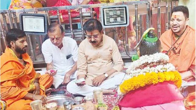 सांसद लालवानी ने किया अनुष्ठान