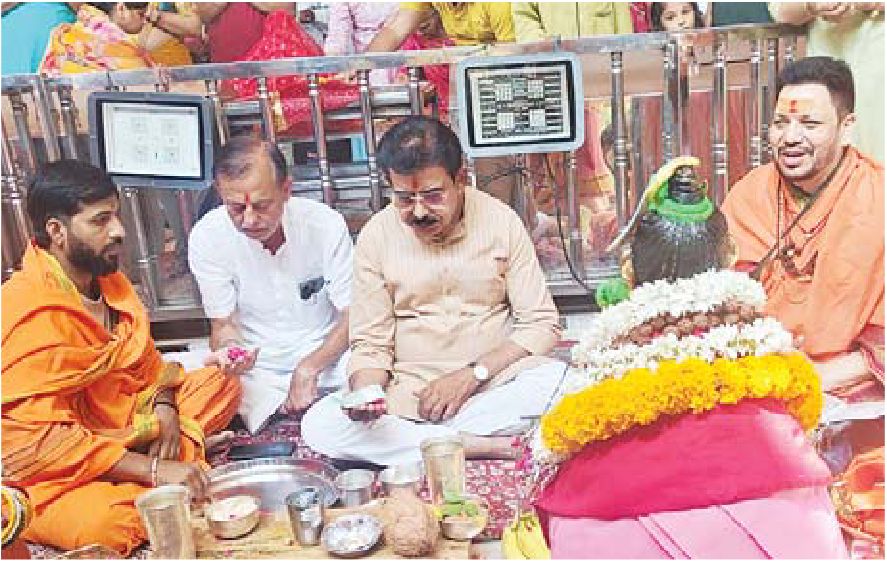 सांसद लालवानी ने किया अनुष्ठान