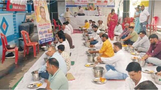 नंदबाग में तर्पण अनुष्ठान का आयोजन
