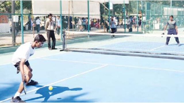 पिकलबॉल स्पर्धा में हुए रोचक मुकाबले