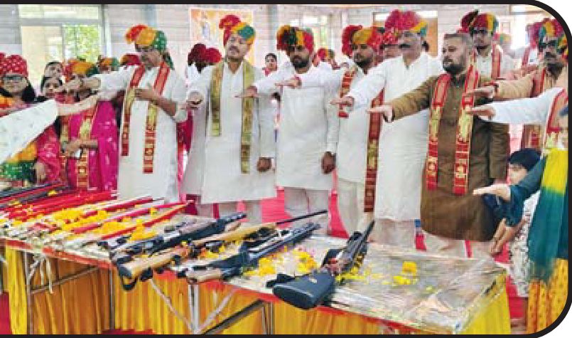 रघुवंशी समाज ने किया पूजन और शपथ आयोजन